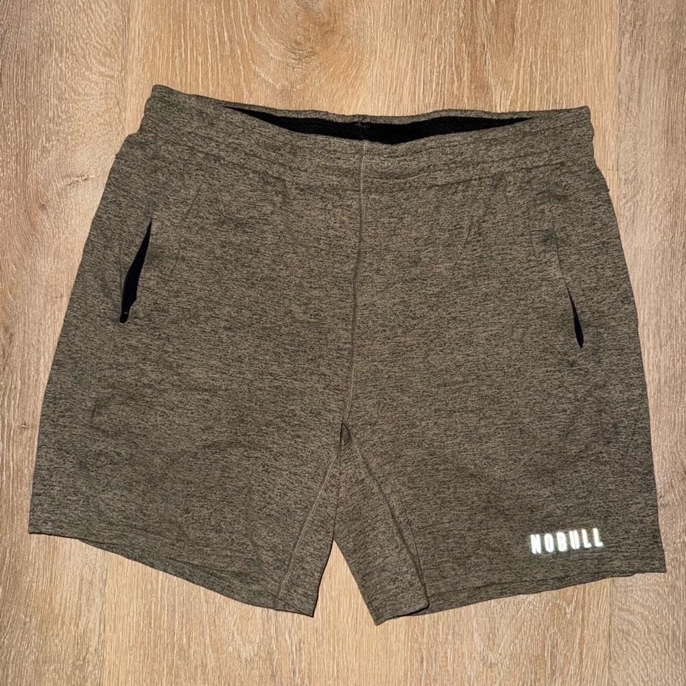 NOBULL Men's light brown Shorts
